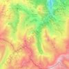 Mappa topografica Saint-Jean-d'Arves, altitudine, rilievo