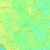Mappa topografica Bhagwanpur, altitudine, rilievo