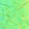Mappa topografica Isselburg, altitudine, rilievo