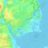 Mappa topografica Pries, altitudine, rilievo