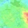 Mappa topografica Tröndel, altitudine, rilievo