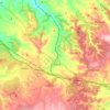 Mappa topografica Vinaixa, altitudine, rilievo
