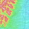 Mappa topografica Flemlingen, altitudine, rilievo