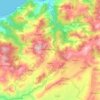 Mappa topografica Dahra, altitudine, rilievo
