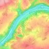 Mappa topografica Sclayn, altitudine, rilievo