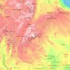 Mappa topografica Regione di Oromia, altitudine, rilievo
