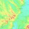 Mappa topografica Saint-Félix-Lauragais, altitudine, rilievo