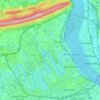 Mappa topografica East Pennsboro Township, altitudine, rilievo