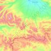 Mappa topografica Мухор-Тархатинское сельское поселение, altitudine, rilievo