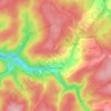 Mappa topografica Vencimont, altitudine, rilievo