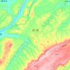 Mappa topografica 里仁镇, altitudine, rilievo