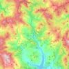 Mappa topografica Pieve Santo Stefano, altitudine, rilievo