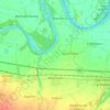 Mappa topografica Rottofreno, altitudine, rilievo