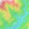 Mappa topografica Caprezzo, altitudine, rilievo