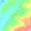 Mappa topografica Dunlavin, altitudine, rilievo