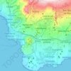 Mappa topografica Arona, altitudine, rilievo
