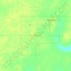 Mappa topografica Dorchester, altitudine, rilievo