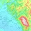 Mappa topografica Assisi, altitudine, rilievo