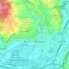 Mappa topografica 35452, altitudine, rilievo