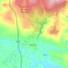 Mappa topografica Kilworth, altitudine, rilievo