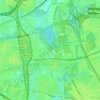 Mappa topografica Höhenberg, altitudine, rilievo