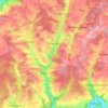 Mappa topografica Billigheim, altitudine, rilievo