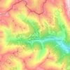 Mappa topografica Saint-Rhémy-en-Bosses, altitudine, rilievo