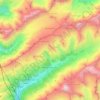 Mappa topografica Blatten, altitudine, rilievo