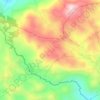 Mappa topografica La Milagrosa, altitudine, rilievo