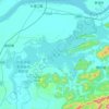 Mappa topografica 升金湖, altitudine, rilievo