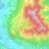 Mappa topografica Colle Brianza, altitudine, rilievo