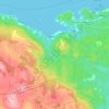 Mappa topografica Queensport, altitudine, rilievo