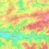Mappa topografica Felleries, altitudine, rilievo