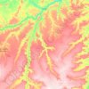 Mappa topografica Uruçuí, altitudine, rilievo