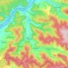 Mappa topografica Biebergemünd, altitudine, rilievo