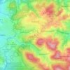 Mappa topografica Haibach, altitudine, rilievo