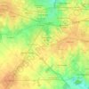 Mappa topografica Partido de Merlo, altitudine, rilievo