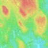 Mappa topografica Lake George, altitudine, rilievo
