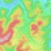 Mappa topografica Eifa, altitudine, rilievo