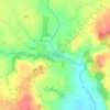 Mappa topografica Blackwater, altitudine, rilievo