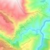 Mappa topografica Navea, altitudine, rilievo