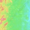 Mappa topografica Каква (река), altitudine, rilievo