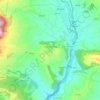 Mappa topografica Oliveto Citra, altitudine, rilievo