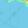 Mappa topografica Abalone Cove State Marine Conservation Area, altitudine, rilievo