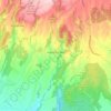 Mappa topografica Arlena di Castro, altitudine, rilievo