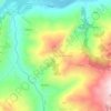 Mappa topografica Cerrè Marabino, altitudine, rilievo
