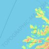 Mappa topografica Sogn og Fjordane, altitudine, rilievo