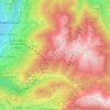 Mappa topografica Eores, altitudine, rilievo