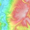 Mappa topografica 37691, altitudine, rilievo
