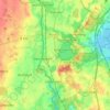 Mappa topografica 23684, altitudine, rilievo